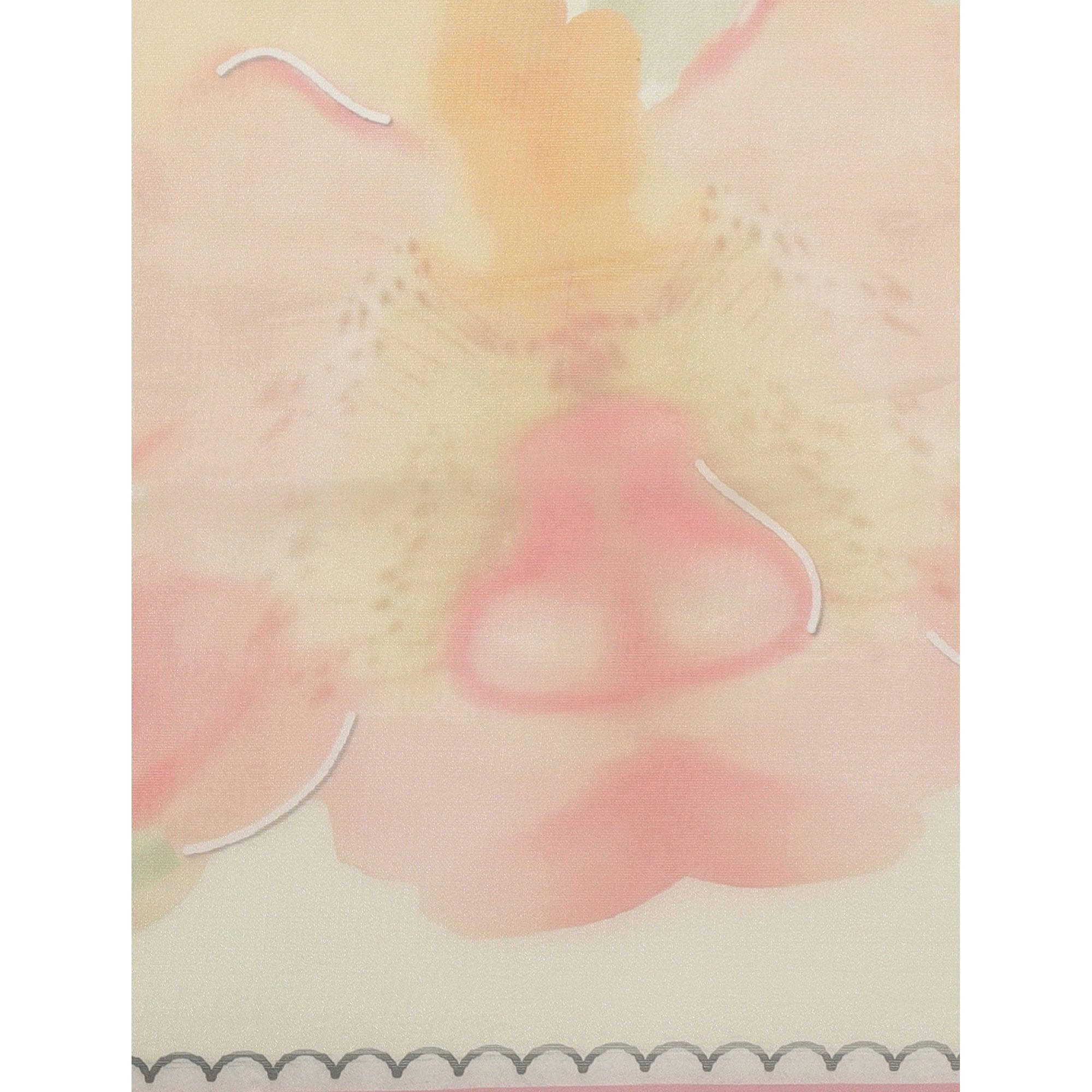 Fantastic Cream Colored Casual Wear Printed Organza Saree - Peachmode