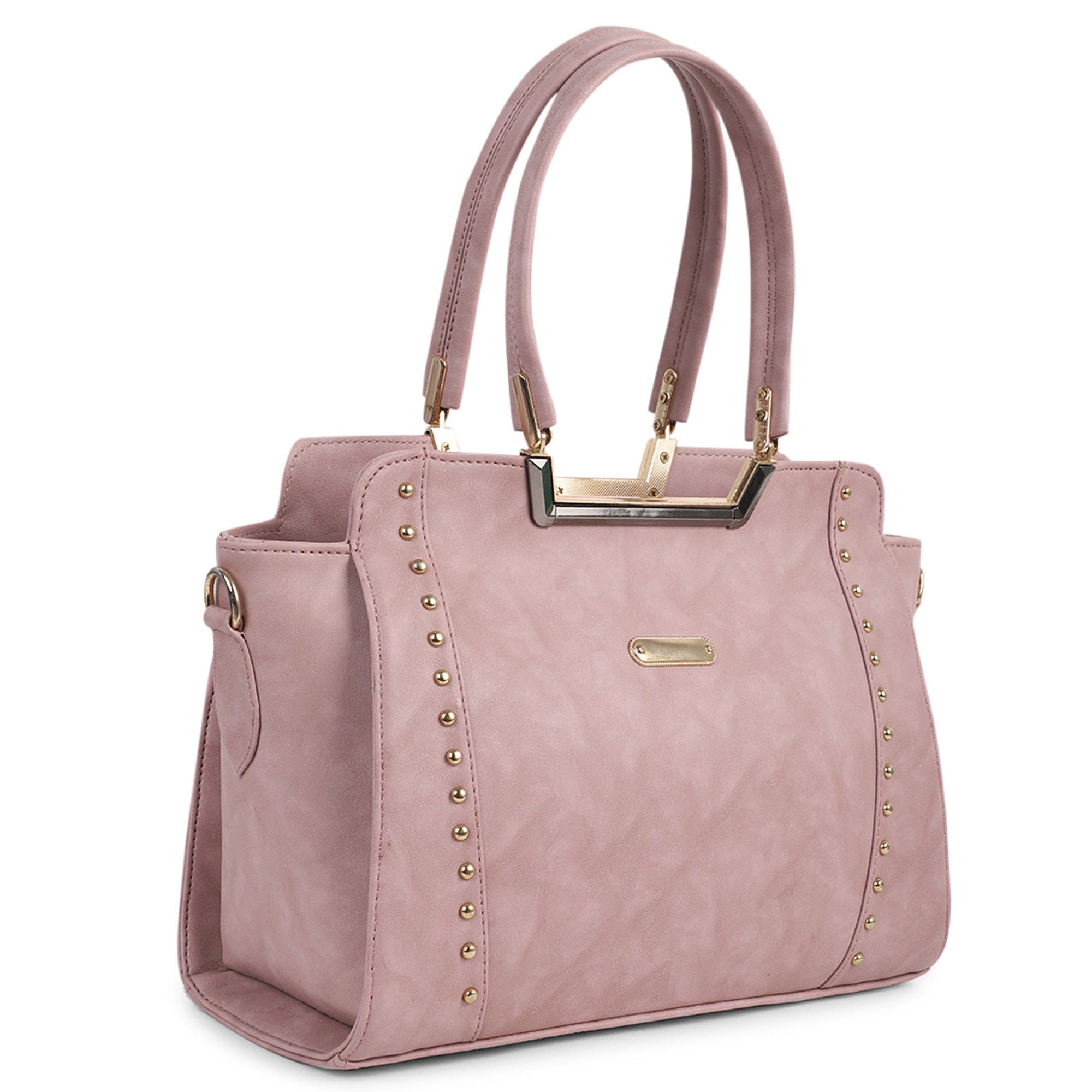 TMN - Women Pink Vegan Leather Handbag