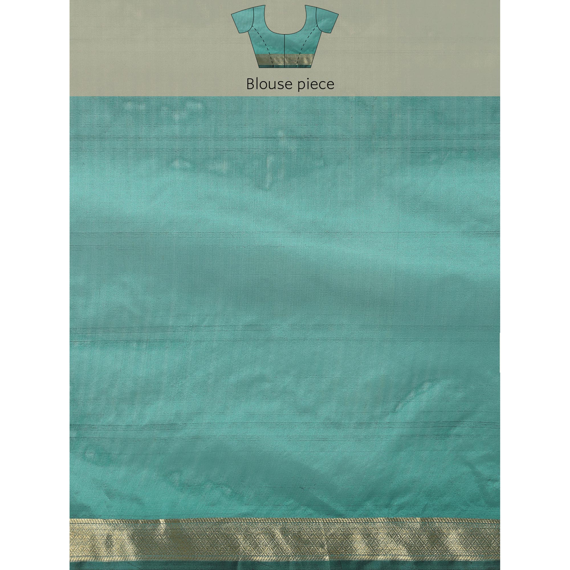 Morpich Woven Cotton Silk Saree