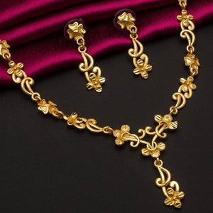 Gold Plated Alloy Necklace Set