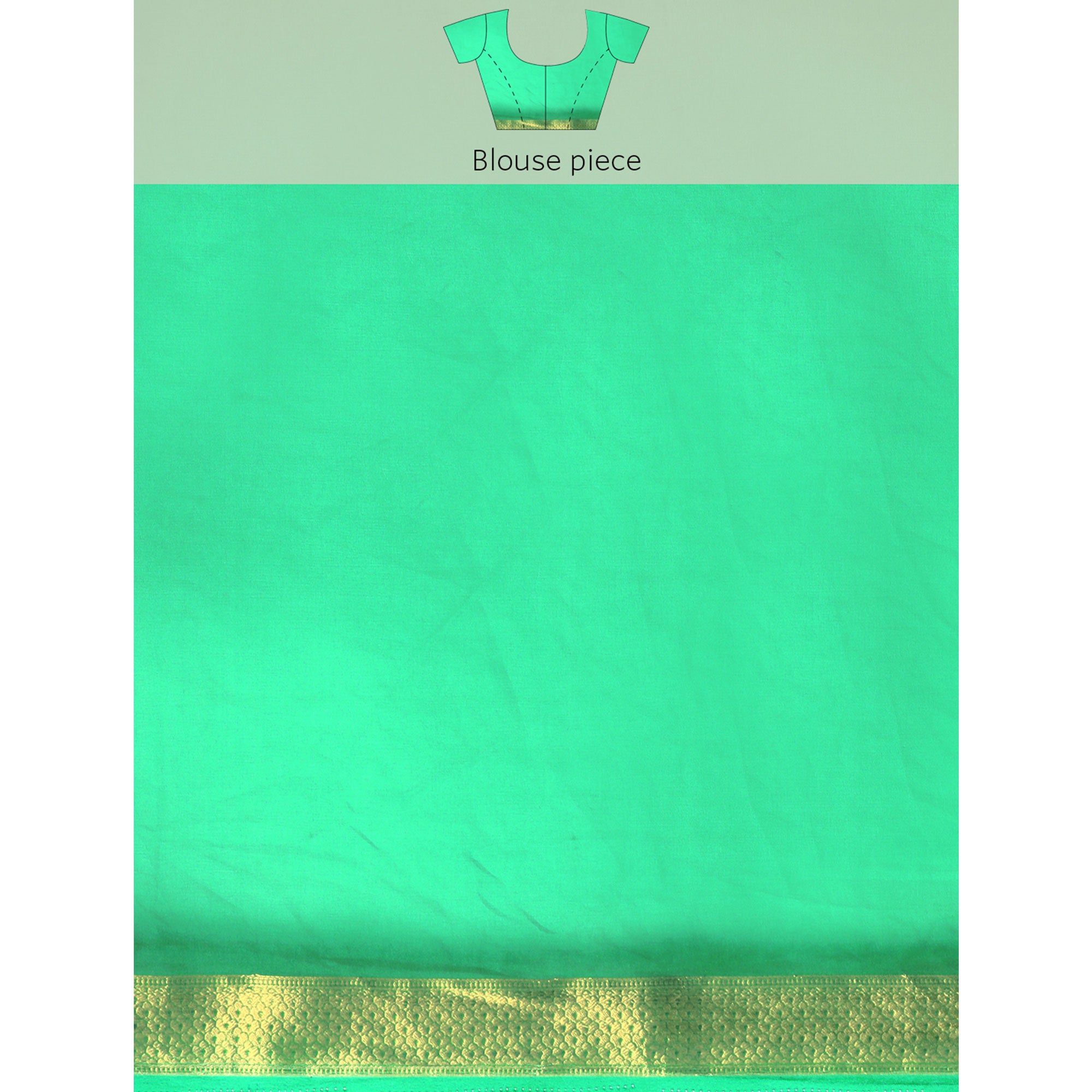 Green Floral Embroidered Organza Saree