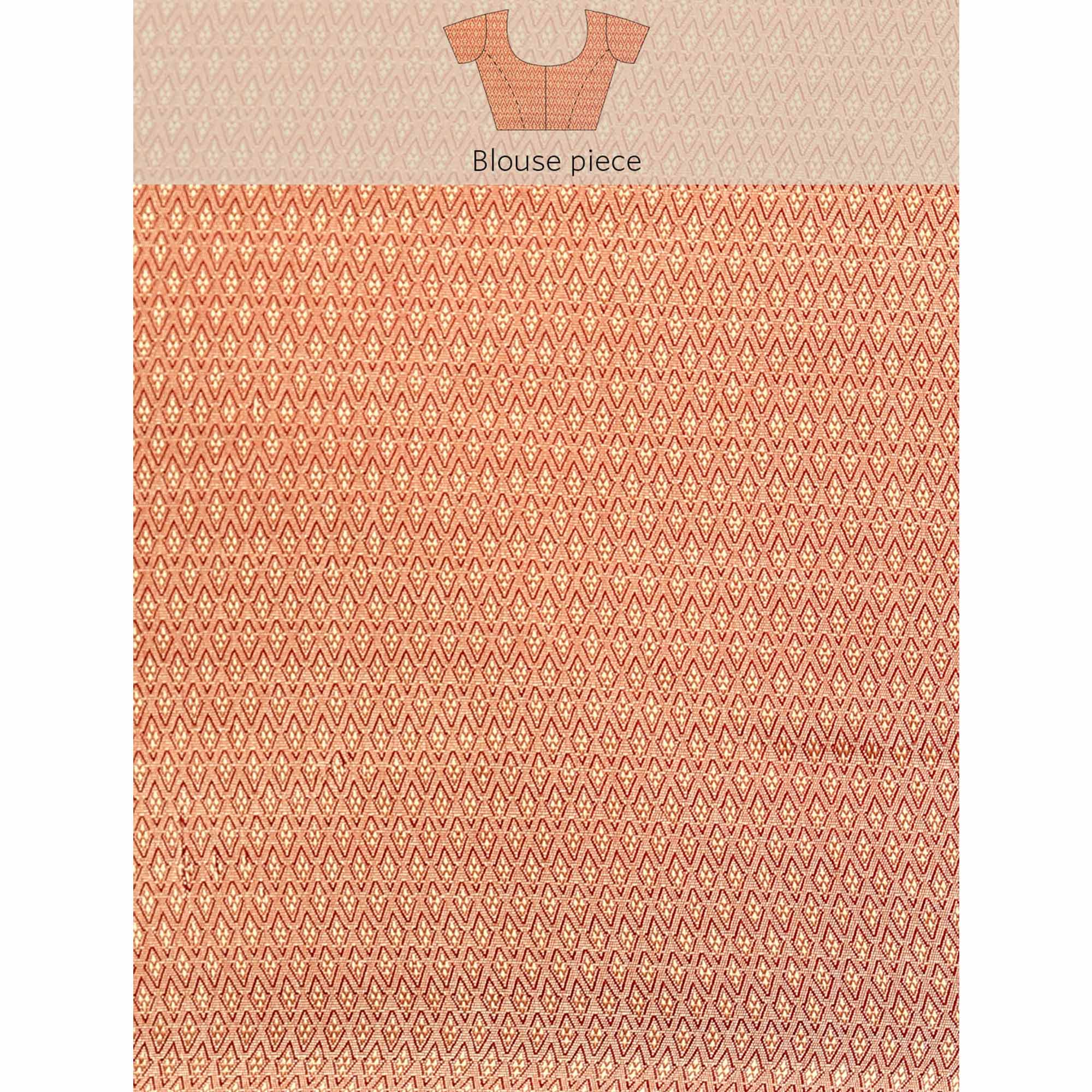 Maroon Swaroski Work With Woven Border Satin Saree