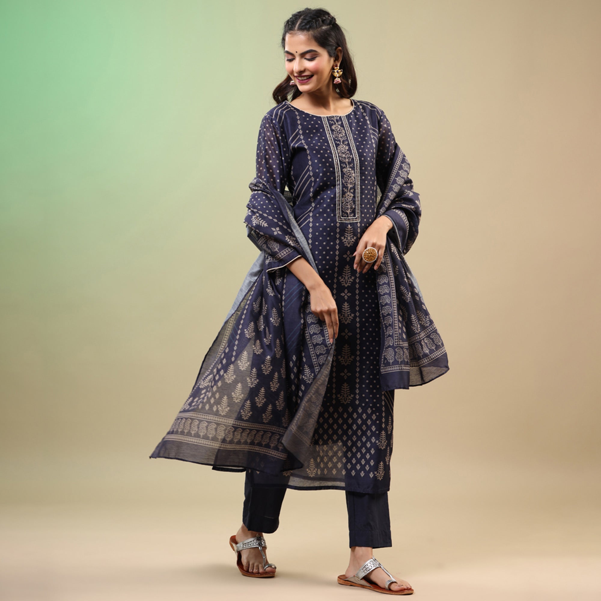 AARD-SHIVANI-1454-BLUE