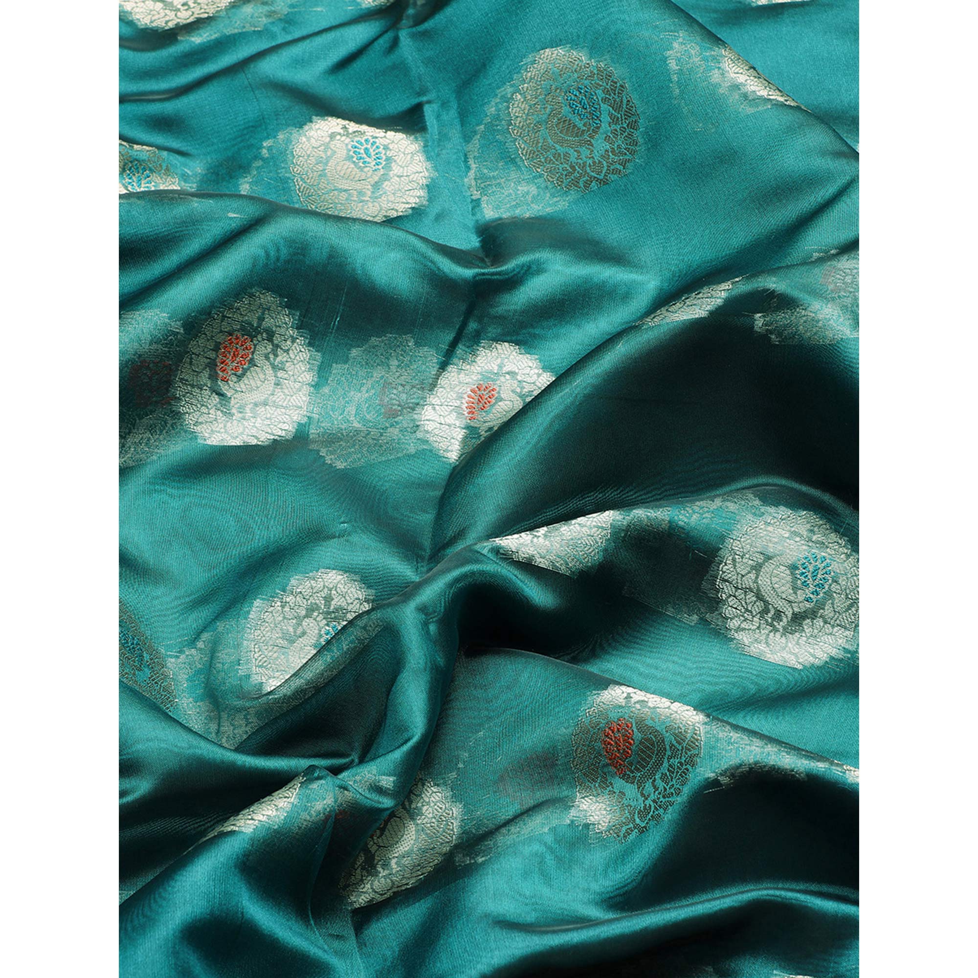 Rama Woven Organza Saree