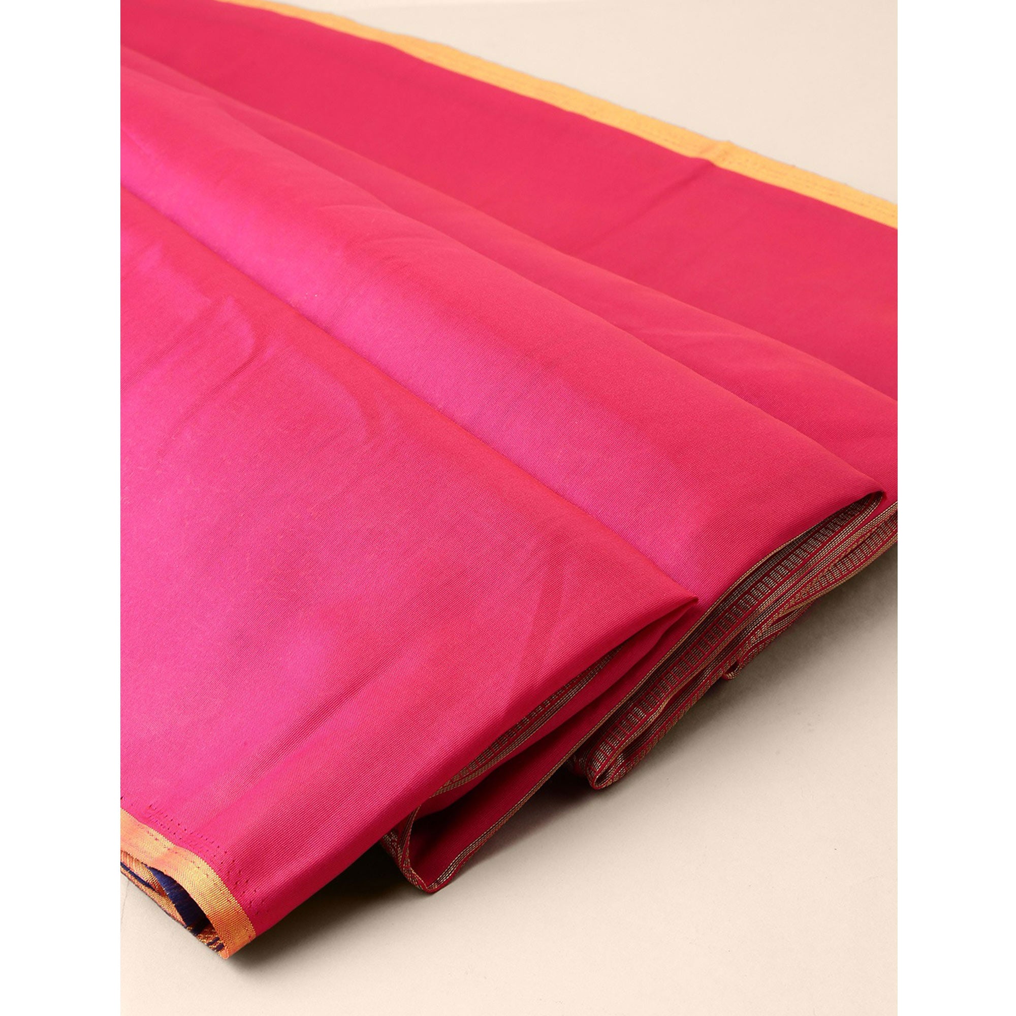 Pink Woven Kanjivaram Silk Saree