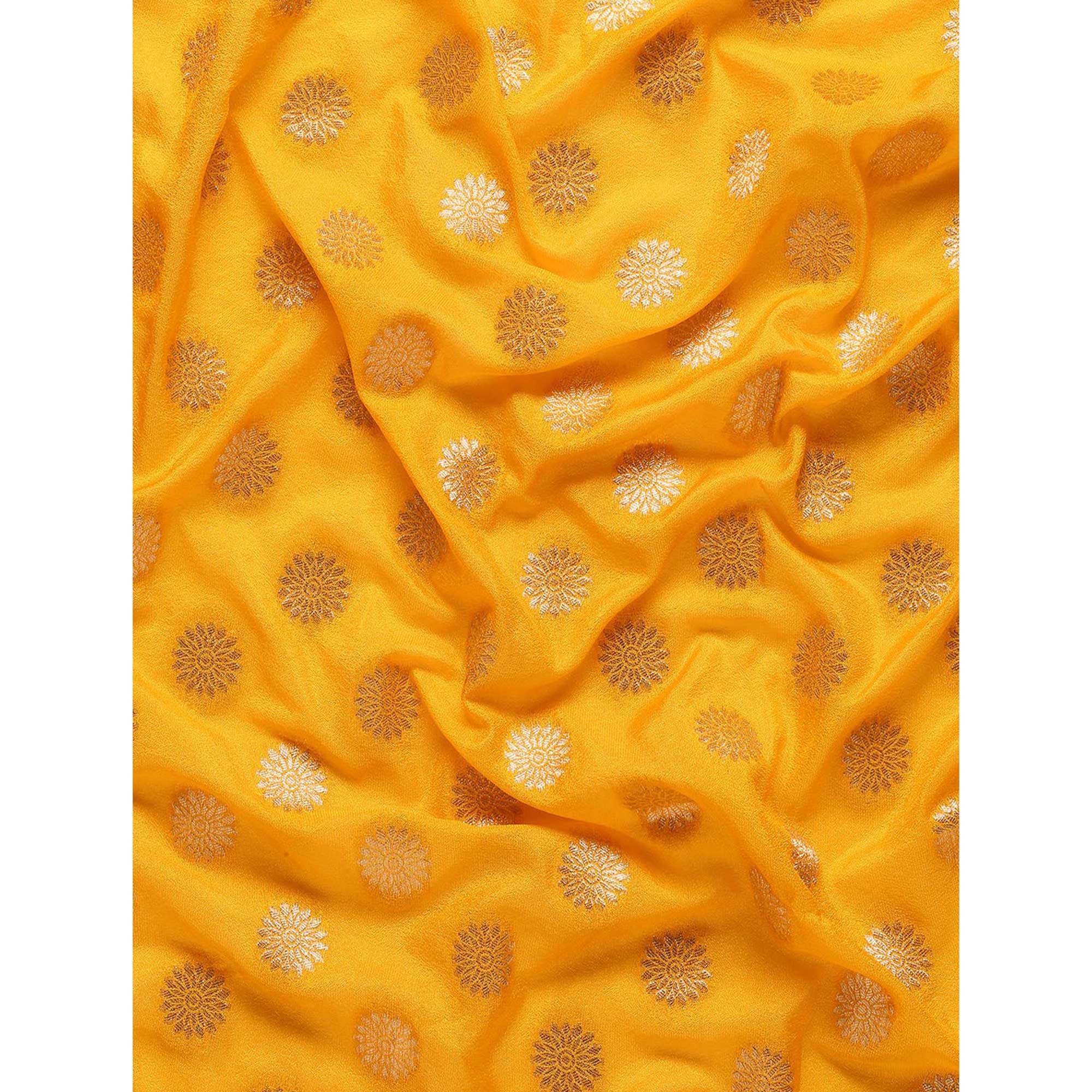 Yellow Woven Kanjivaram Silk Saree