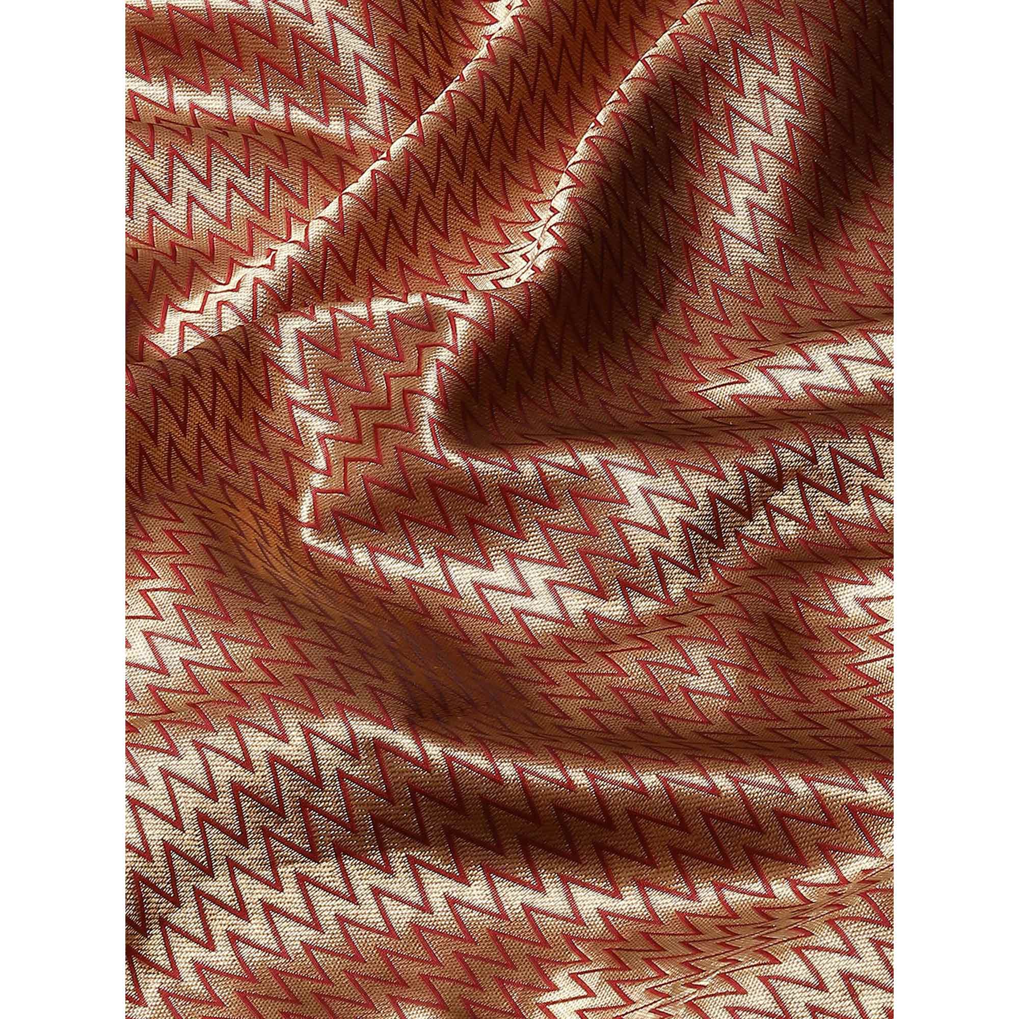 Gold Woven Banarasi Silk Saree