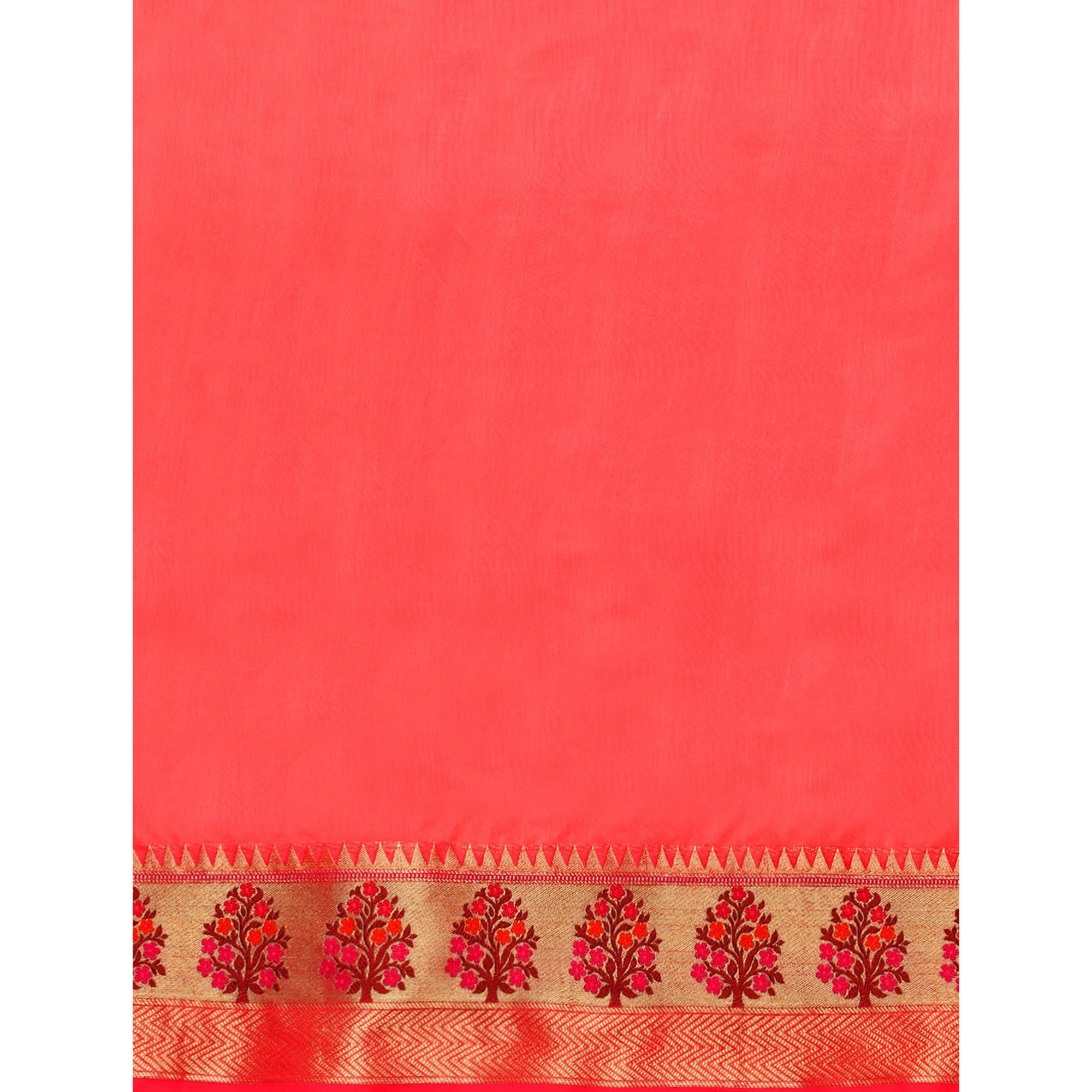 Gajari Woven Organza Saree