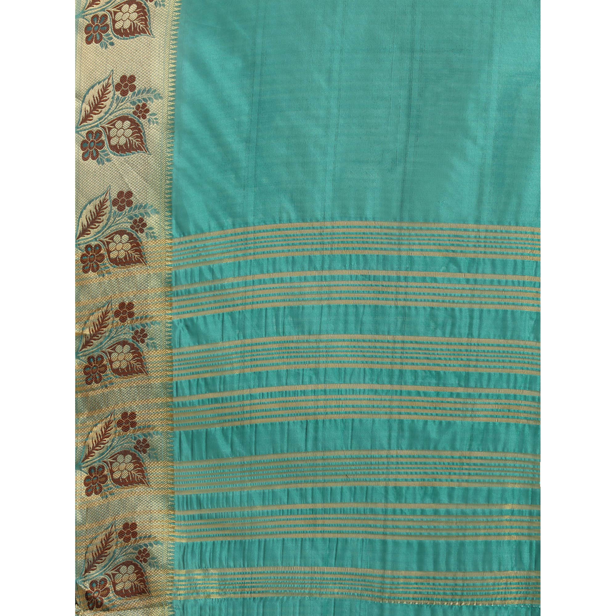 Morpich Woven Cotton Silk Saree