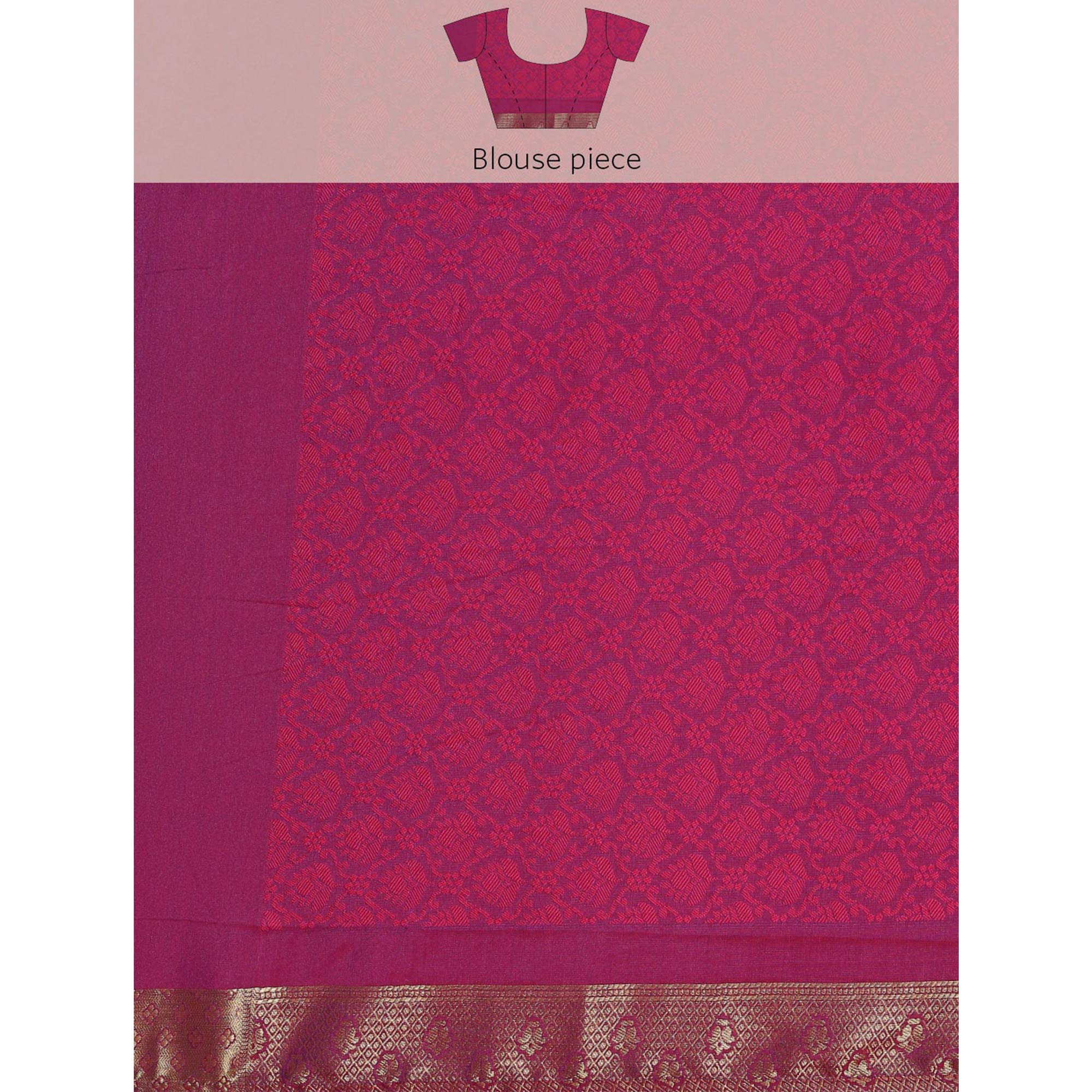 Wine Woven Kanjivaram Silk Saree