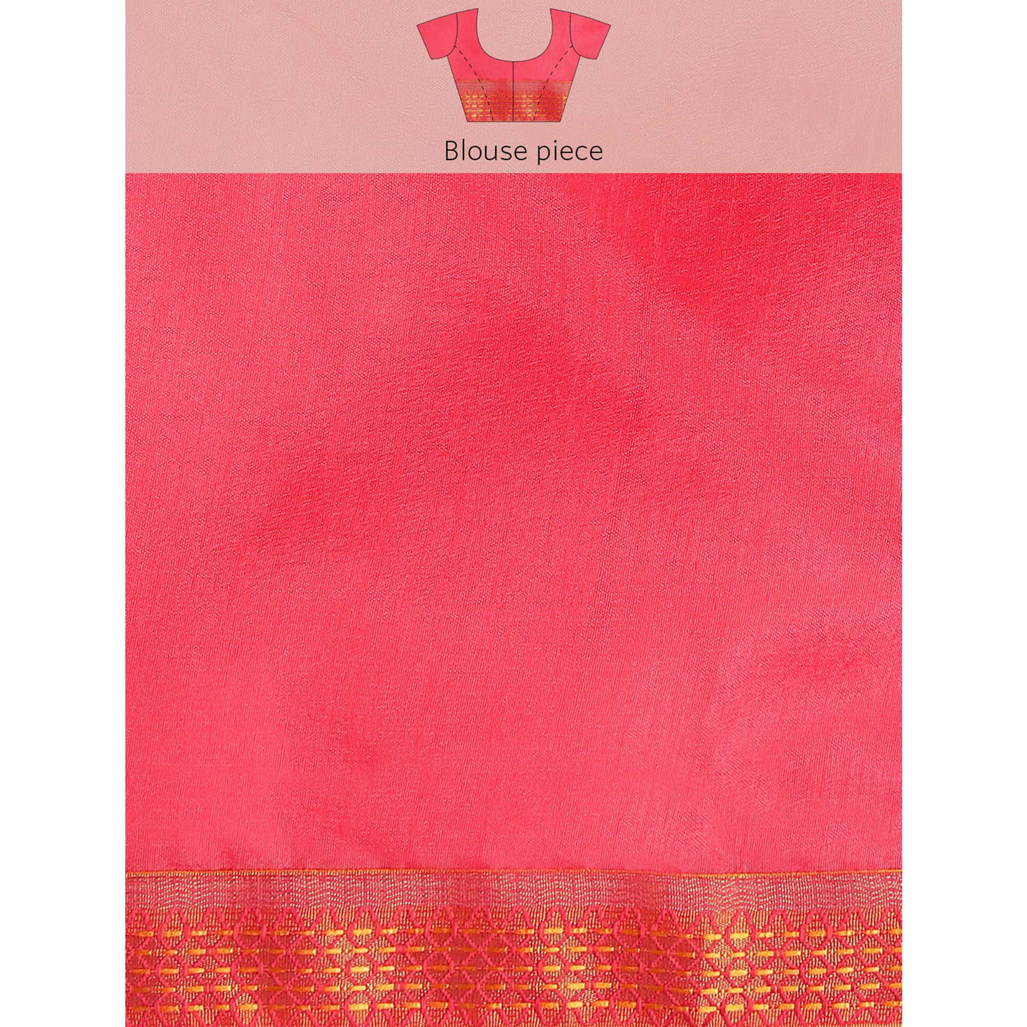 Pink Foil Printed Zomato Saree