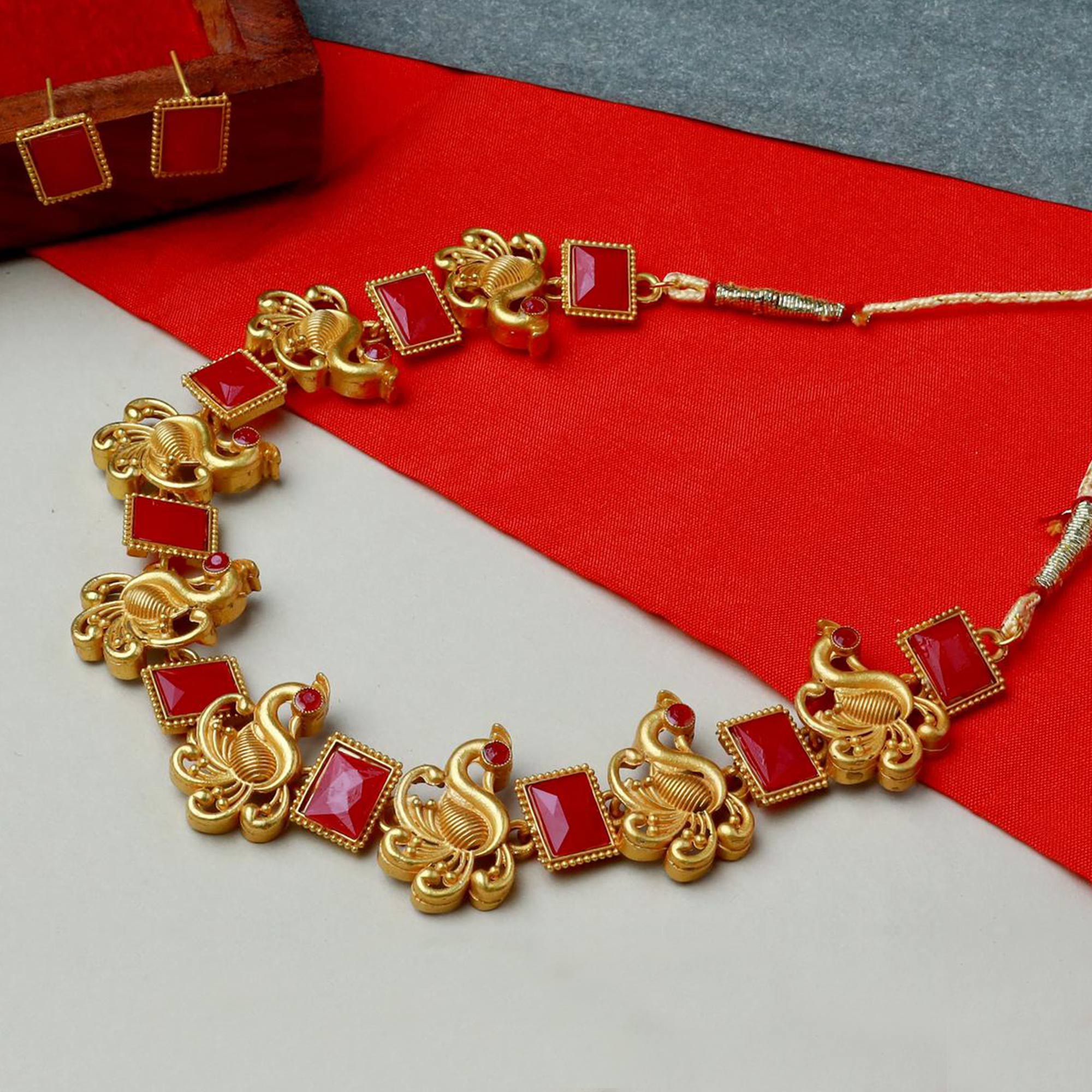 Gold Plated Alloy Choker Set