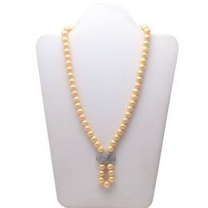 Cream Pearl Mala