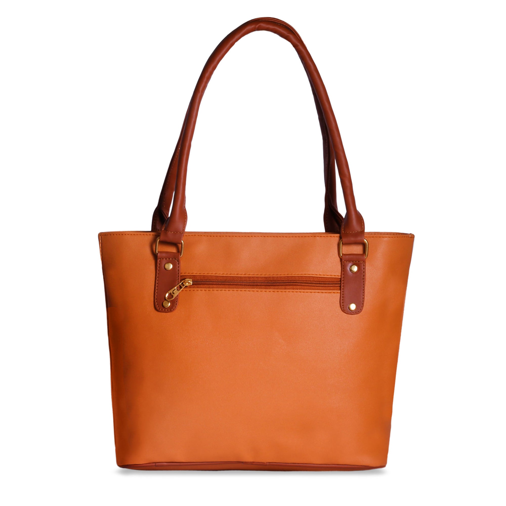 TMN - Women Orange Vegan Leather Handbag