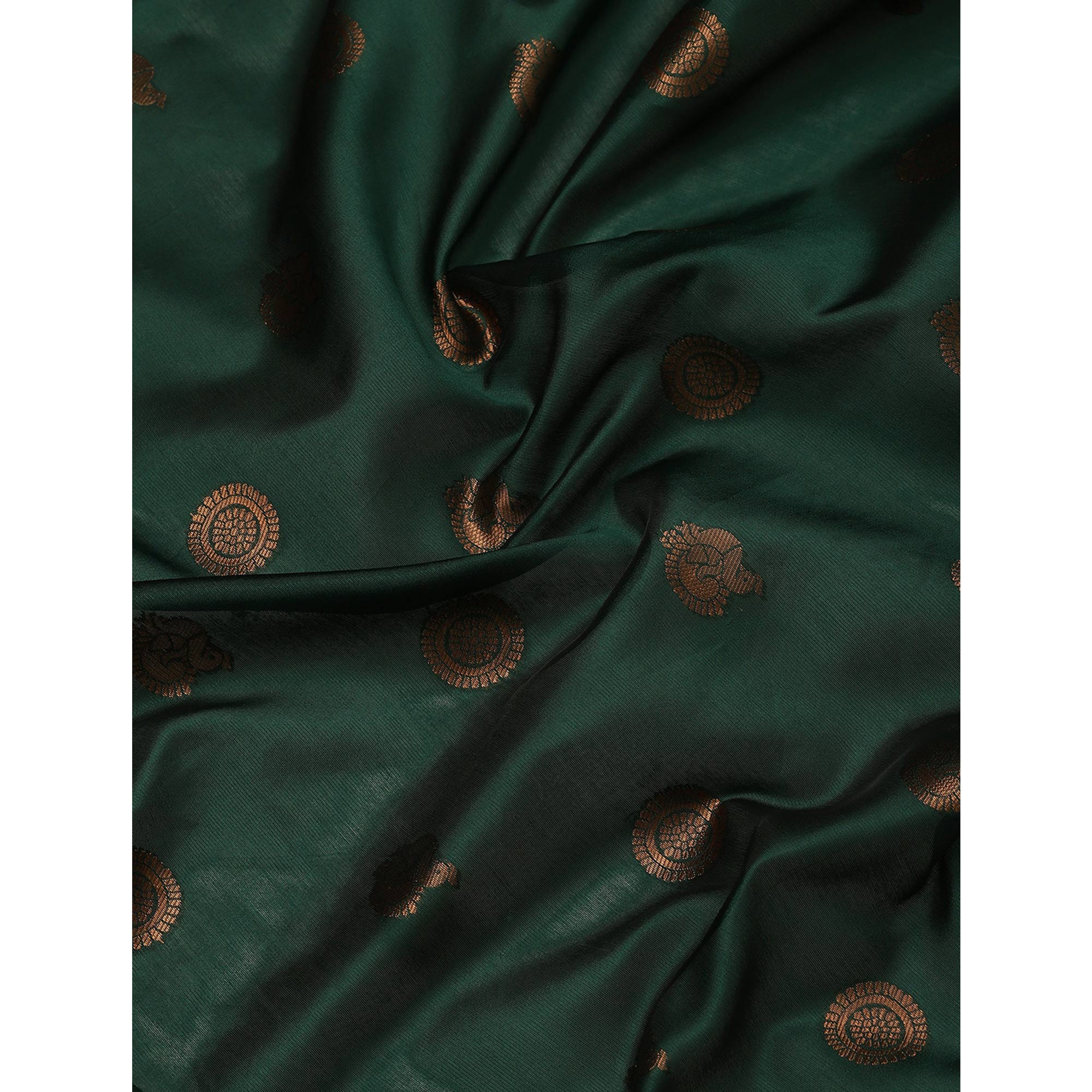 Green Woven Banarasi Silk Saree