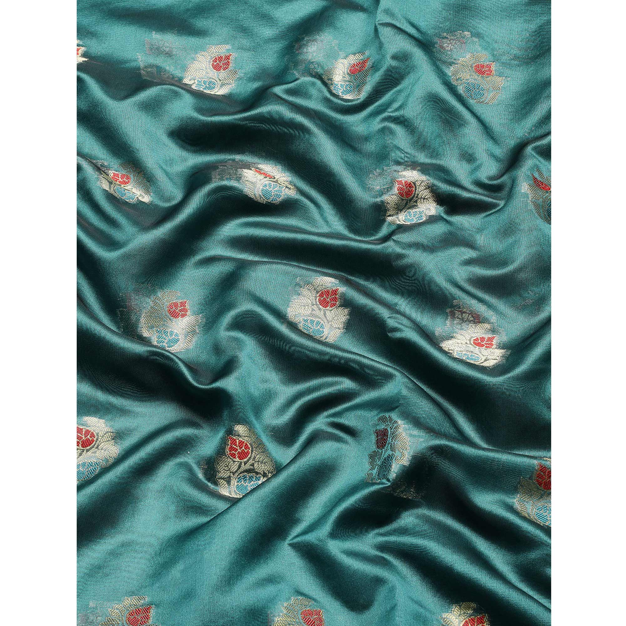 Rama Woven Organza Saree