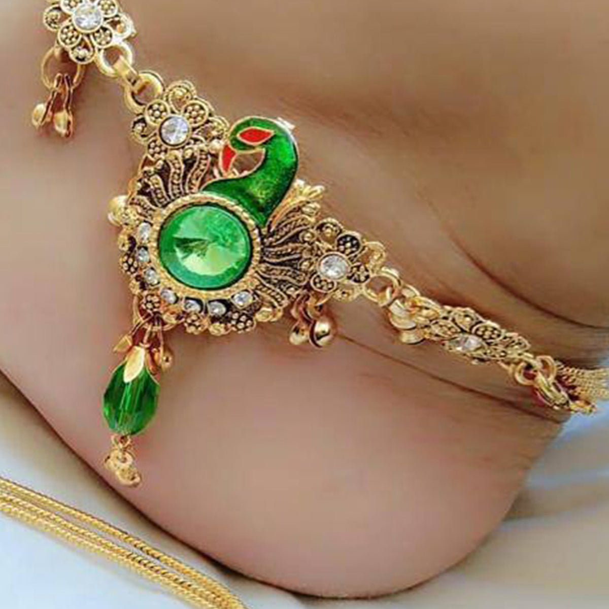 Oxodized Multi Strand Anklets for women