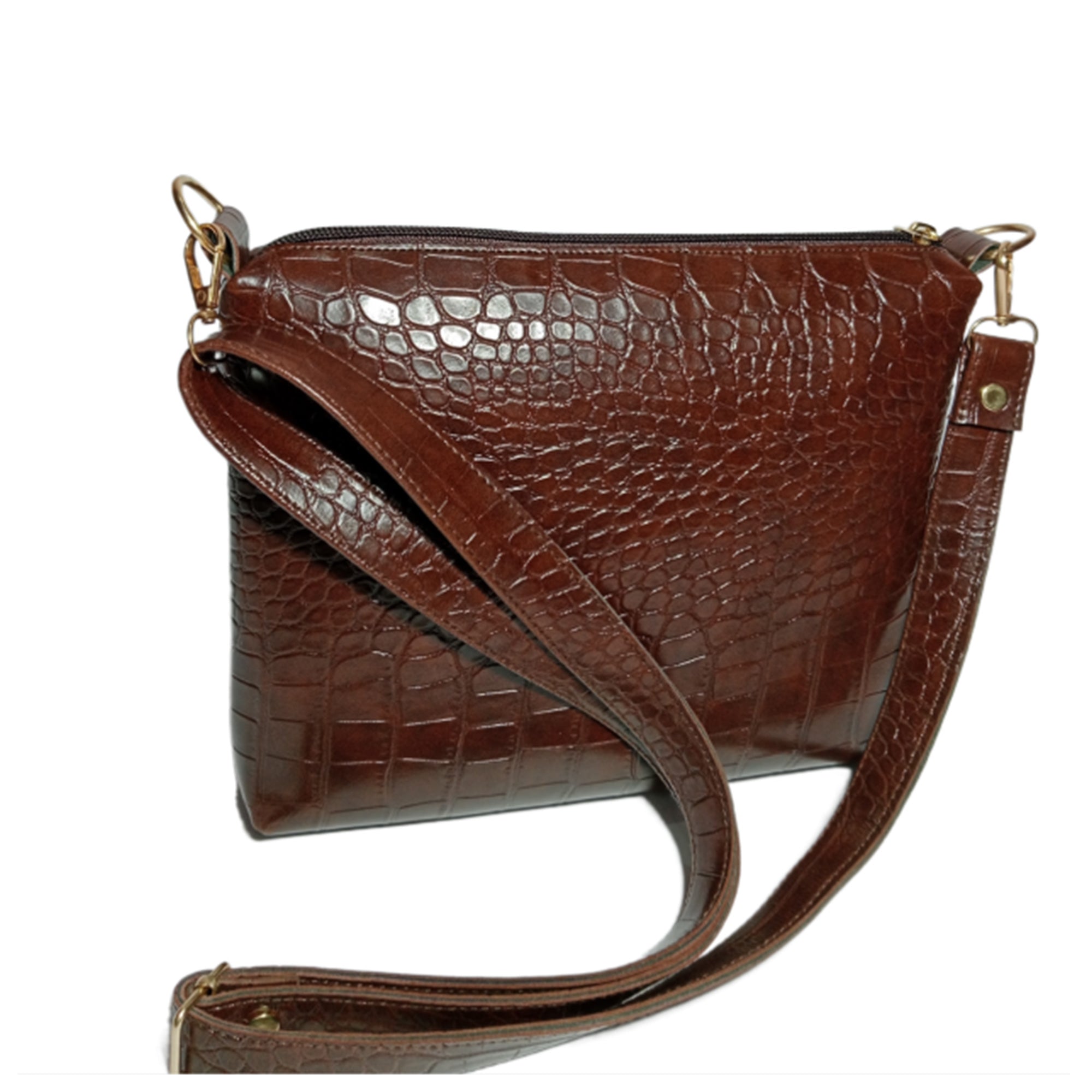 TMN - Women Brown Vegan Leather Sling Bag
