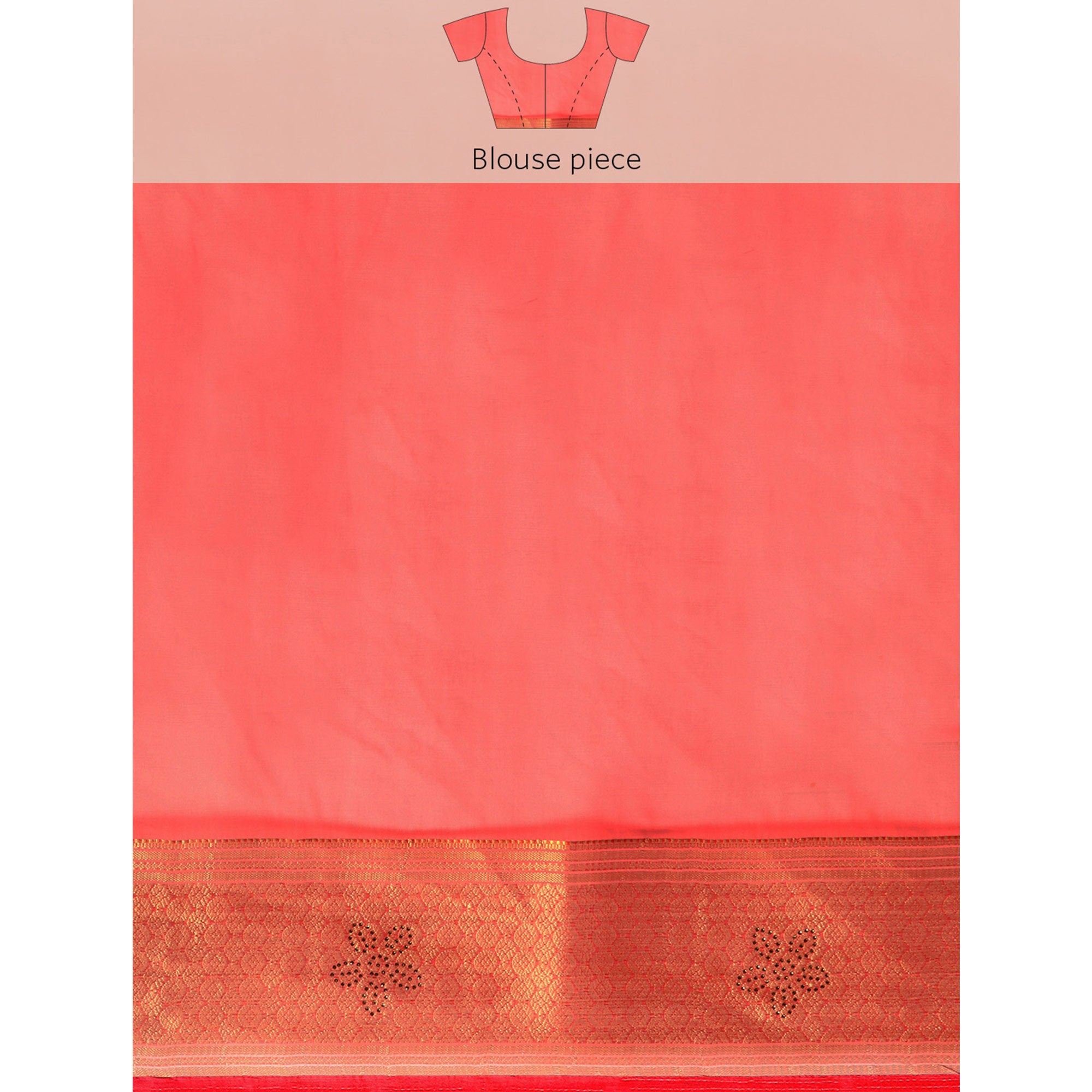Pink Floral Embroidered Organza Saree