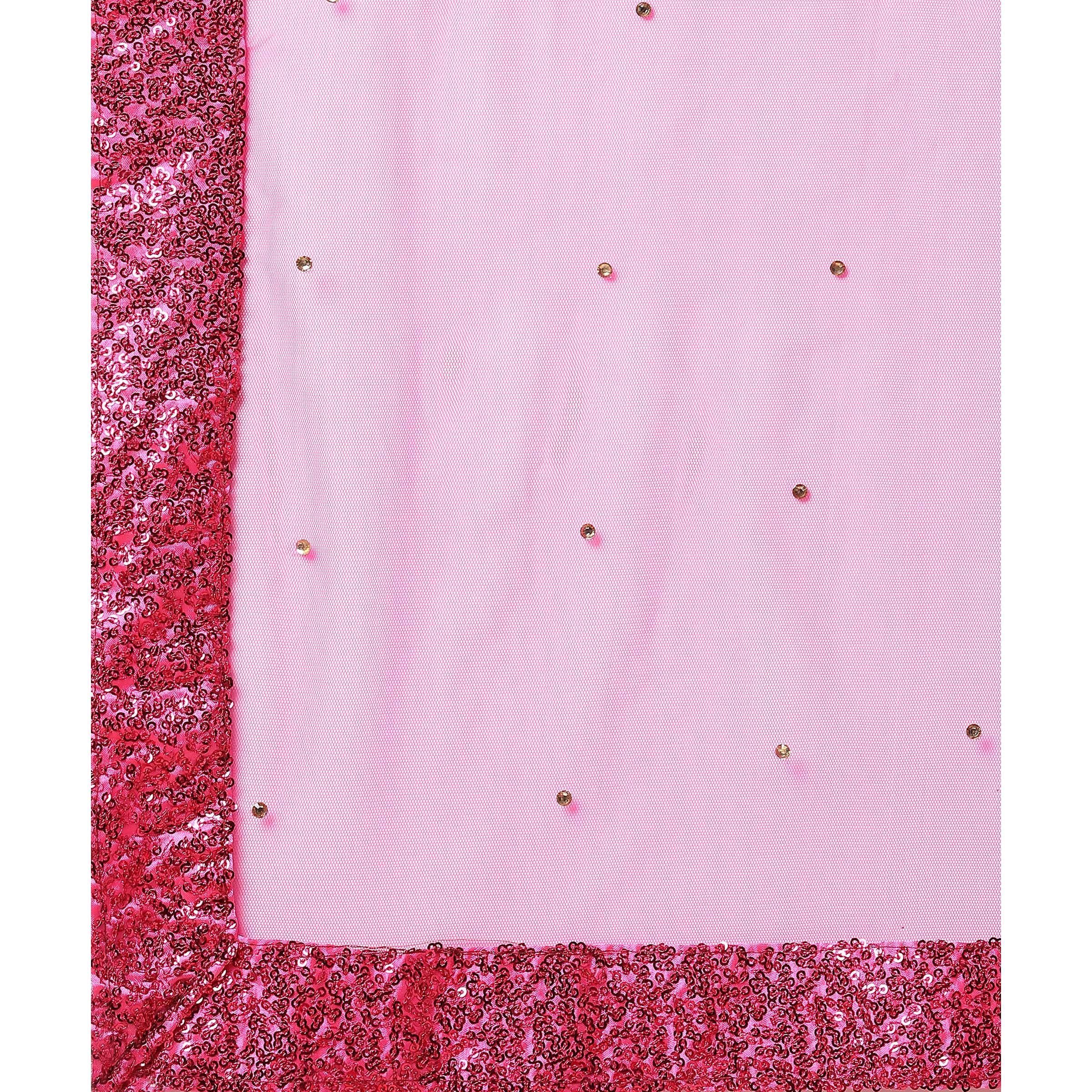 Multicolor Partywear Heavy Digital Printed Heavy Silk Lehenga - Peachmode