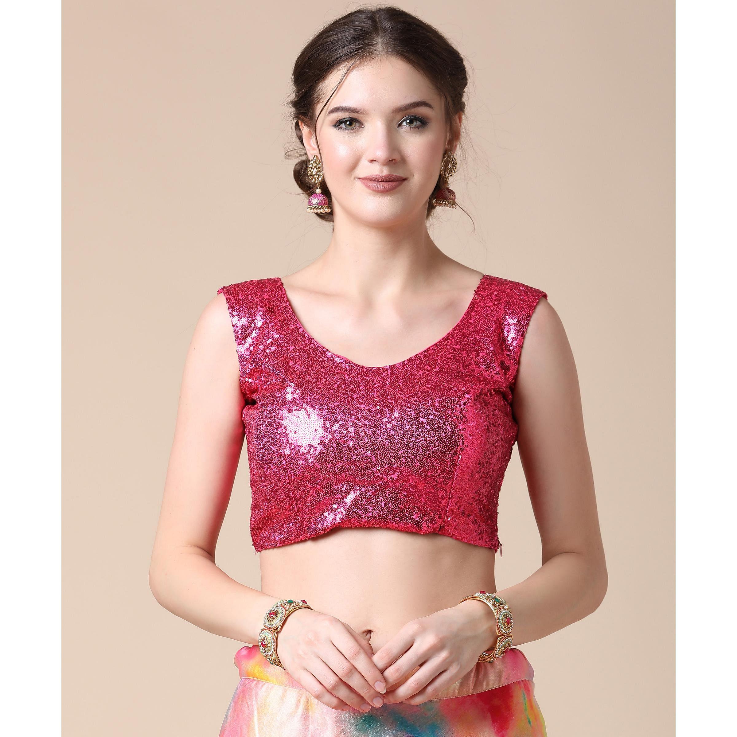 Multicolor Partywear Heavy Digital Printed Heavy Silk Lehenga - Peachmode