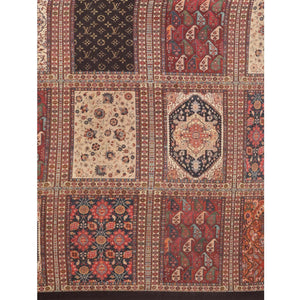 Multicolored Casual Wear Floral Printed Art Silk Saree - Peachmode