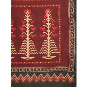 Multicolored Casual Wear Printed Art Silk Saree - Peachmode