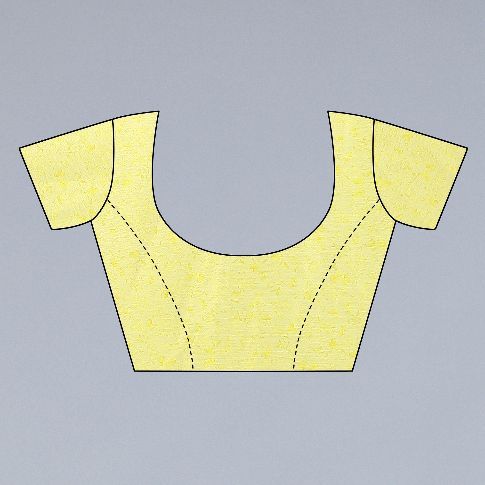 Multicolour Abtsract Printed Chiffon Saree - Peachmode