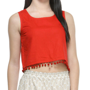 Off White Printed Pure Cotton Palazzo - Peachmode