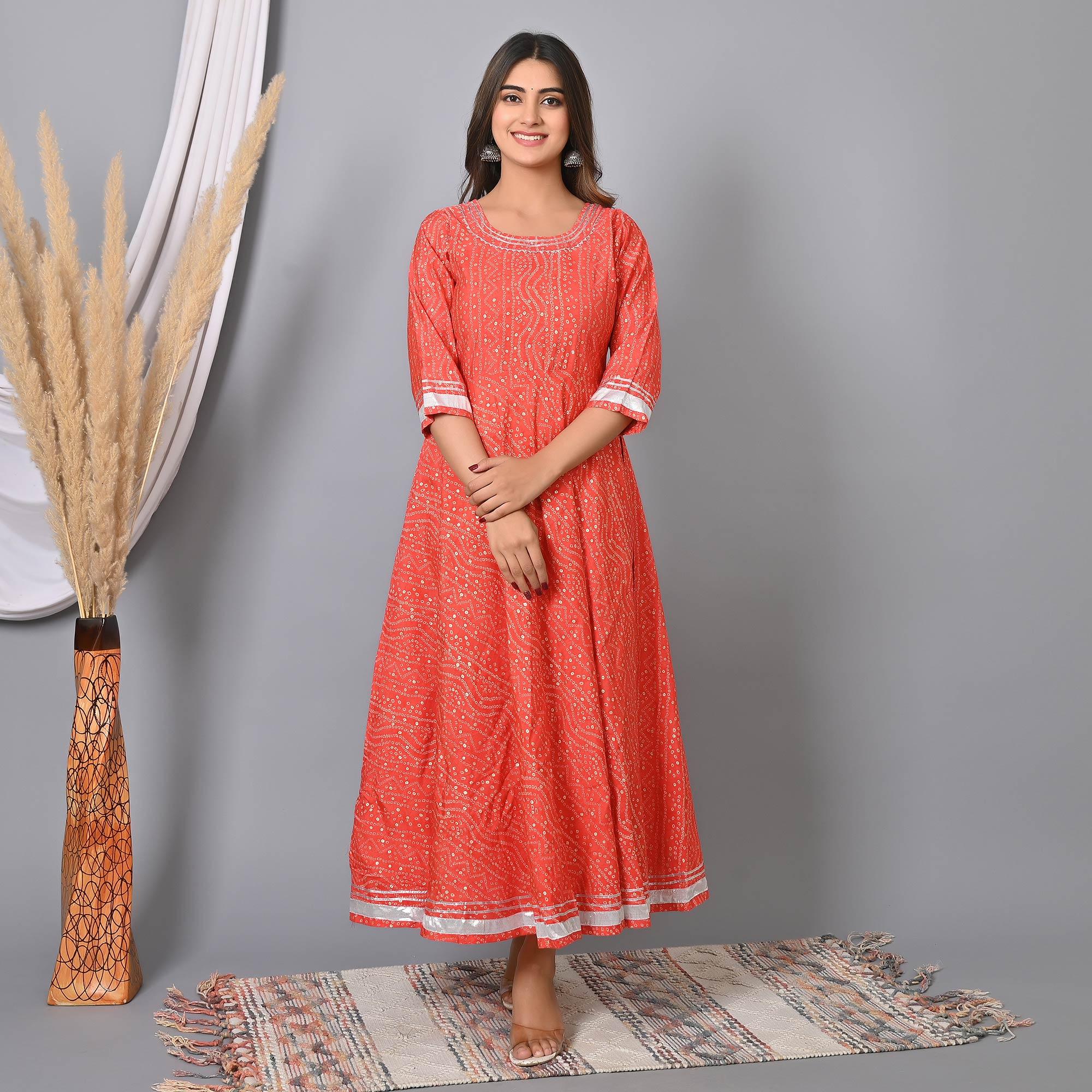 Bandhani Dress Collection /#Bandhani# Print Anarkali Kurti/ Different types  of Bandhani Kurti 2020 - YouTube
