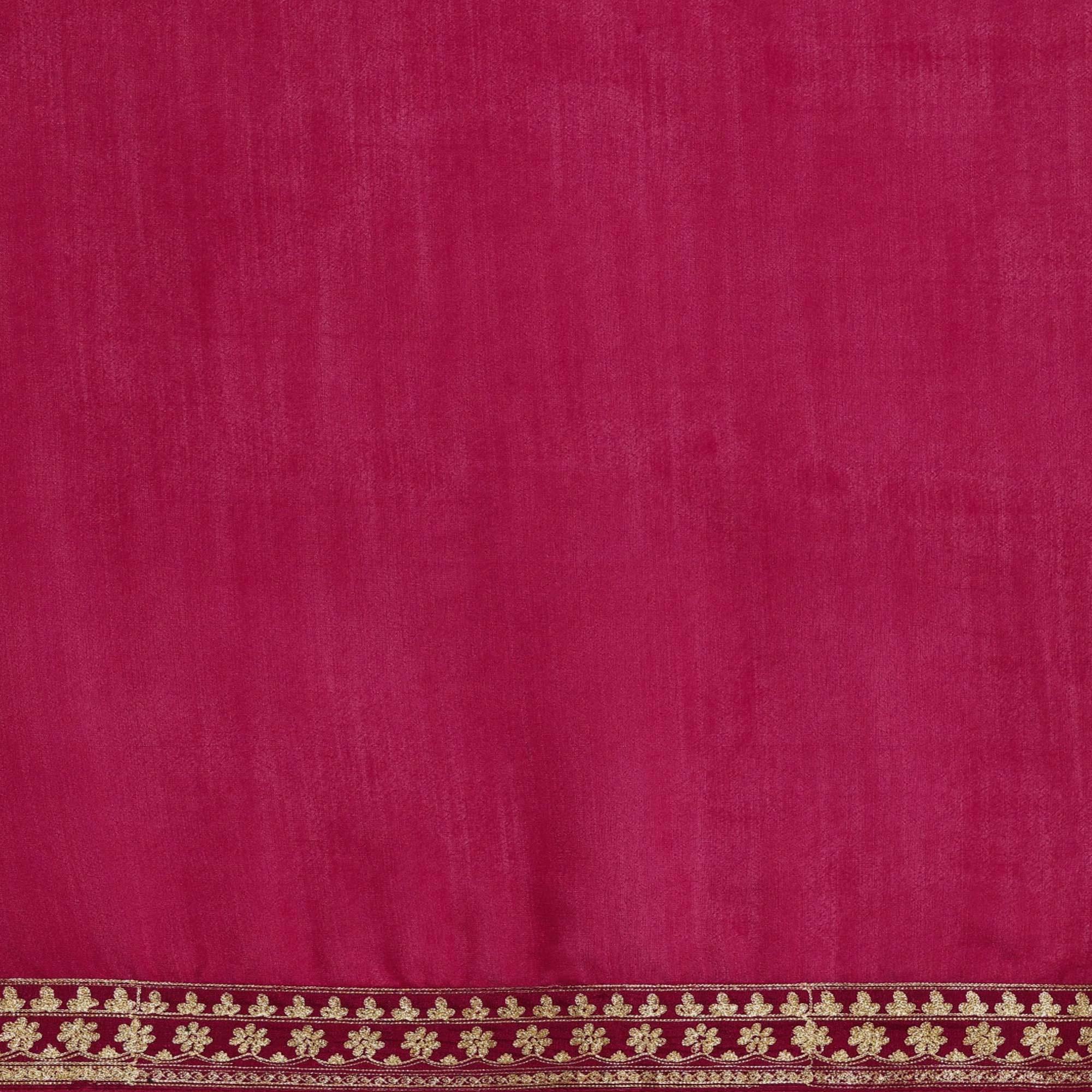 Pink Festive Wear Woven Silk Saree - Peachmode