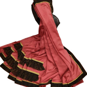 Pleasant Pastel Red Colored Party Wear Art Silk Saree - Peachmode