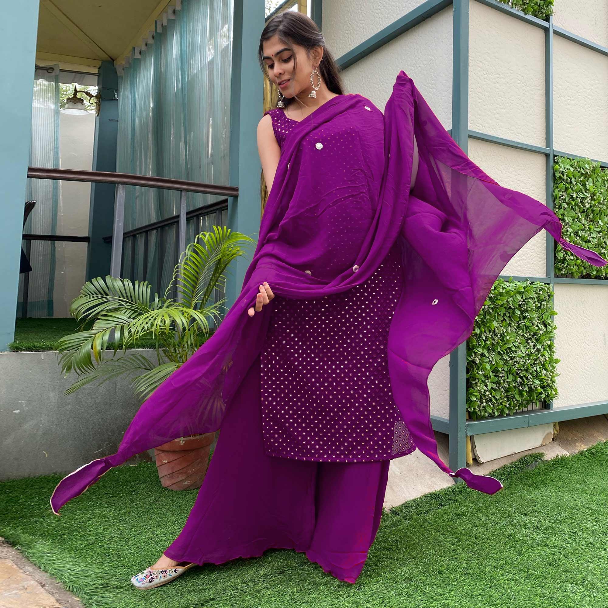 Palazzo Suits Punjabi Party Wear Suit Party Wear New Look Boutique