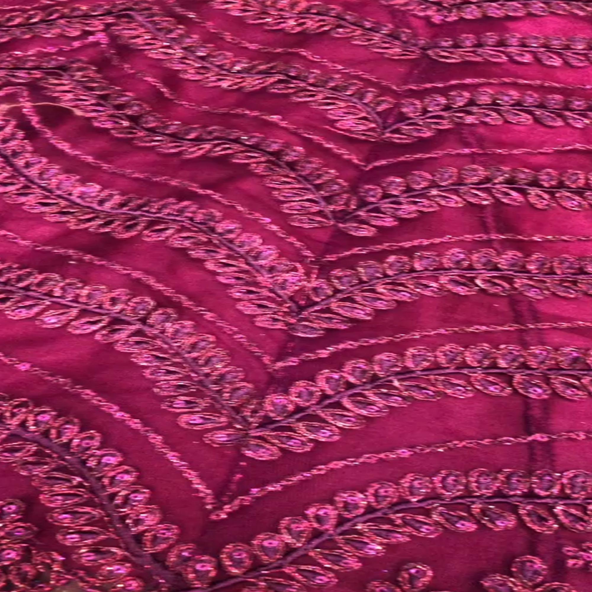Purple Partywear Designer Embroidery Heavy Butterfly Net Anarkali Suit - Peachmode