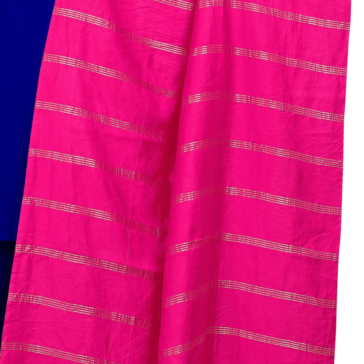 Sensational Pink Colored Festive Wear Cotton Dupatta - Peachmode