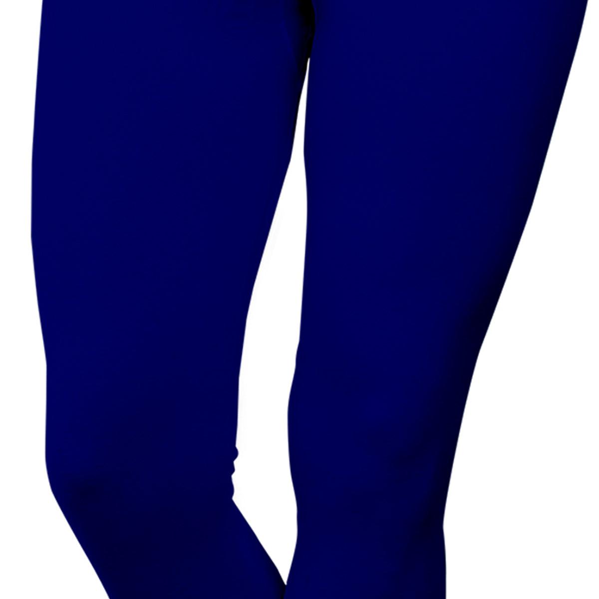 Staring Royal Blue Colored Casual Wear Ankle Length Leggings