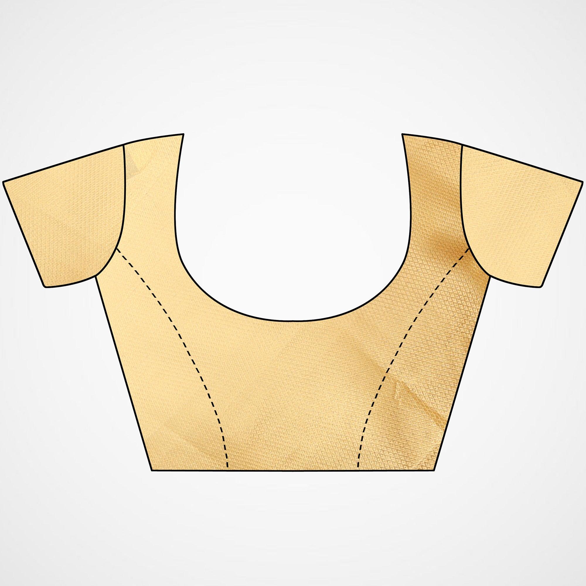 Surpassing Red Colored Festive Wear Woven Chiffon Saree - Peachmode