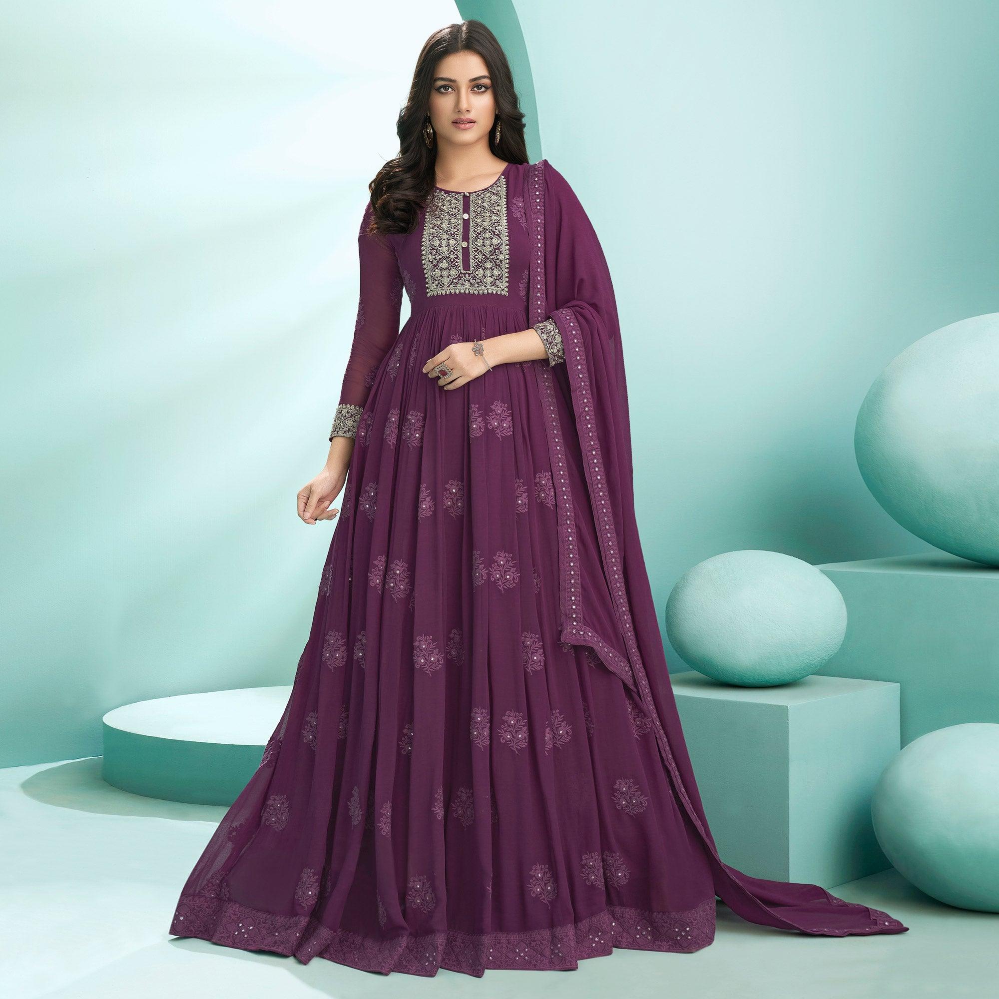 Purple Designer Dress 2024 | atnitribes.org