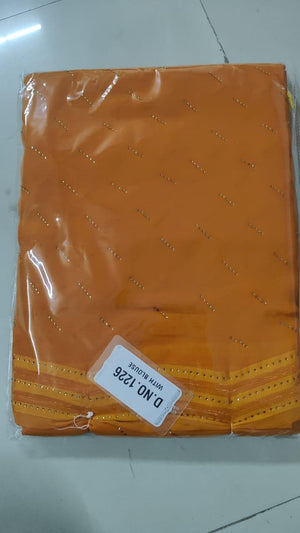 Yellow Embellished Georgette Saree - Peachmode